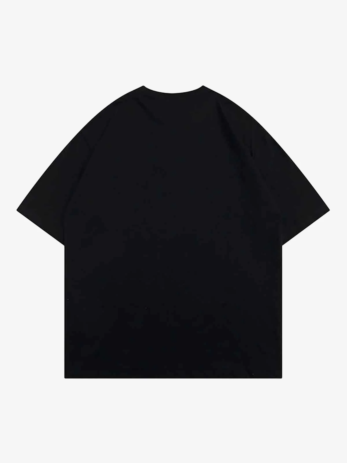 Masked Gangster Portrait Printed T-Shirt-1533