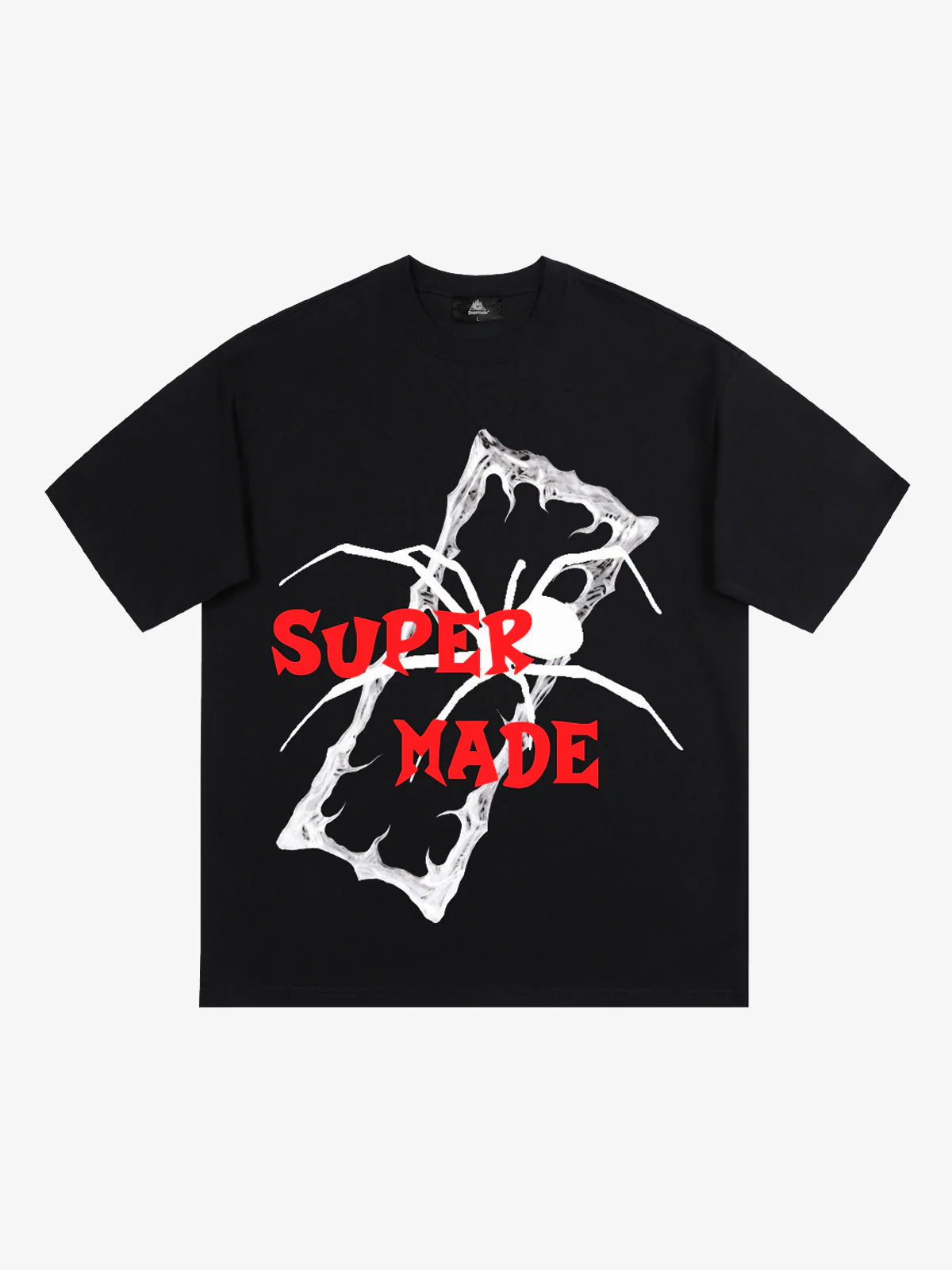 Gothic Spider Graphic T-Shirt