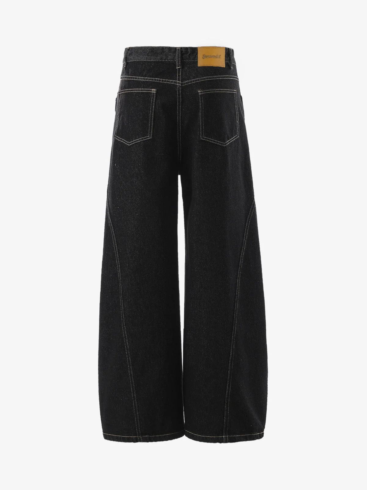 Reverse-Stitched Multi-Button Jeans