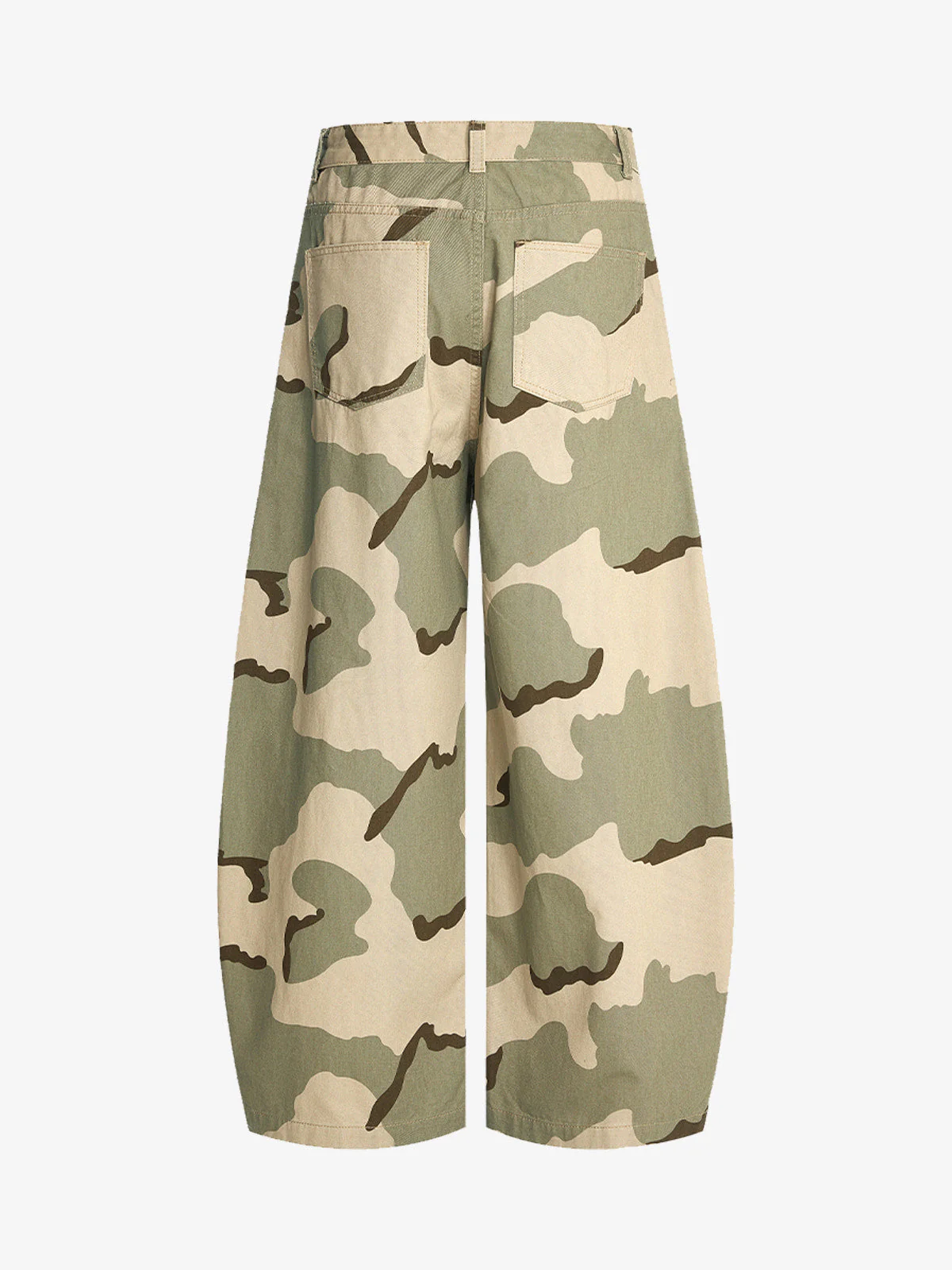 Retro Street Camouflage Barrel Casual Pants
