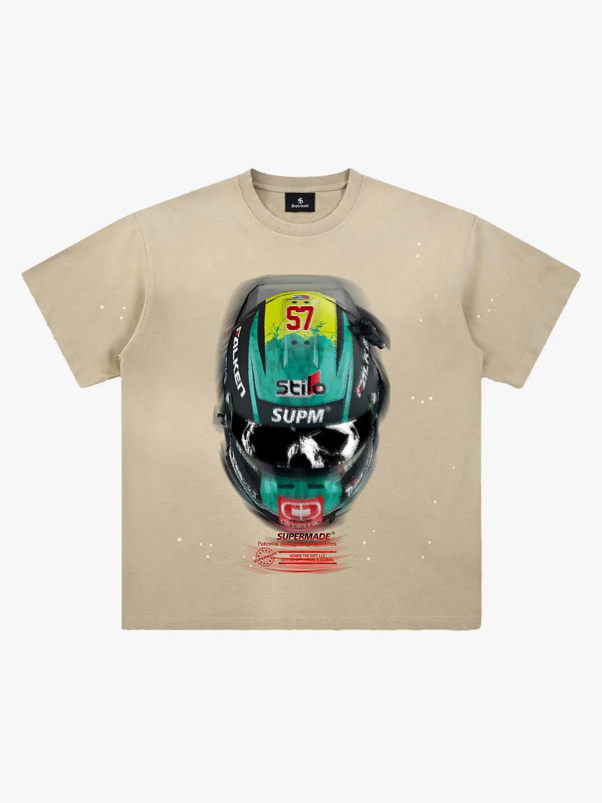 Racing Helmet Graphic T-Shirt