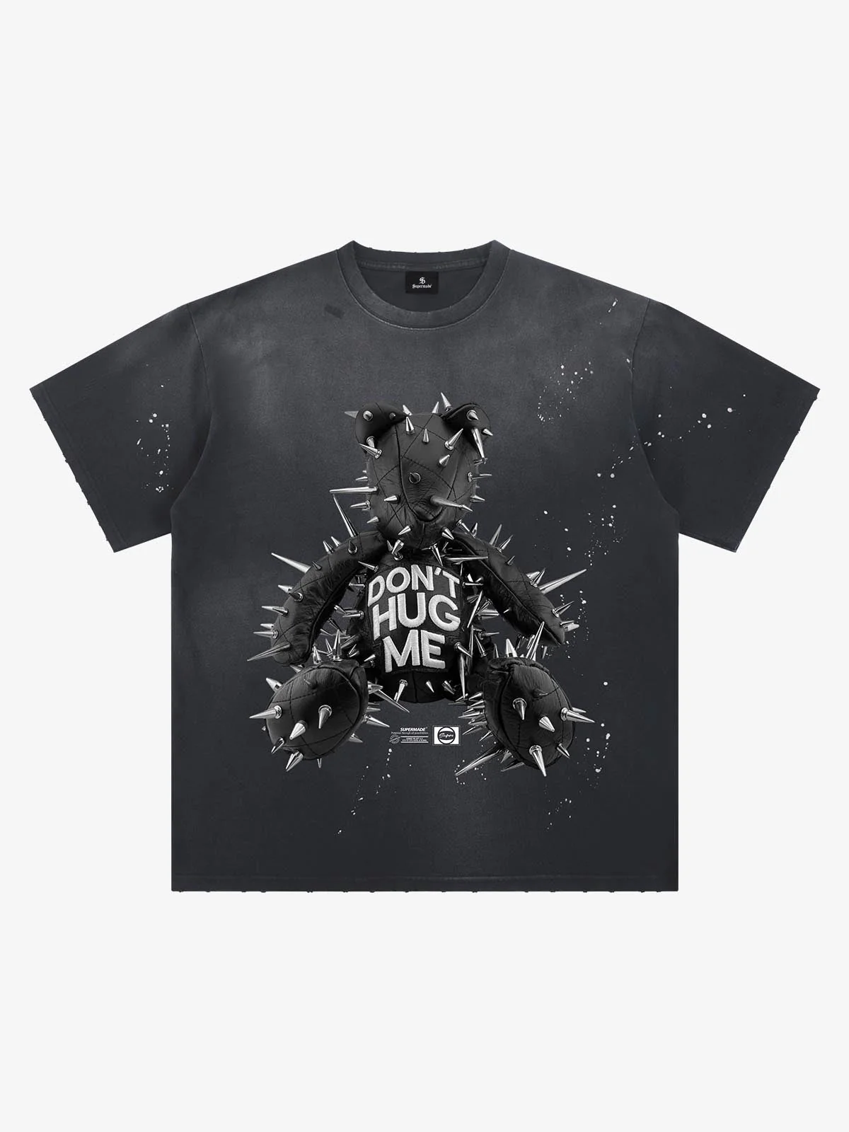 Spiked Bear Graphic T-Shirt