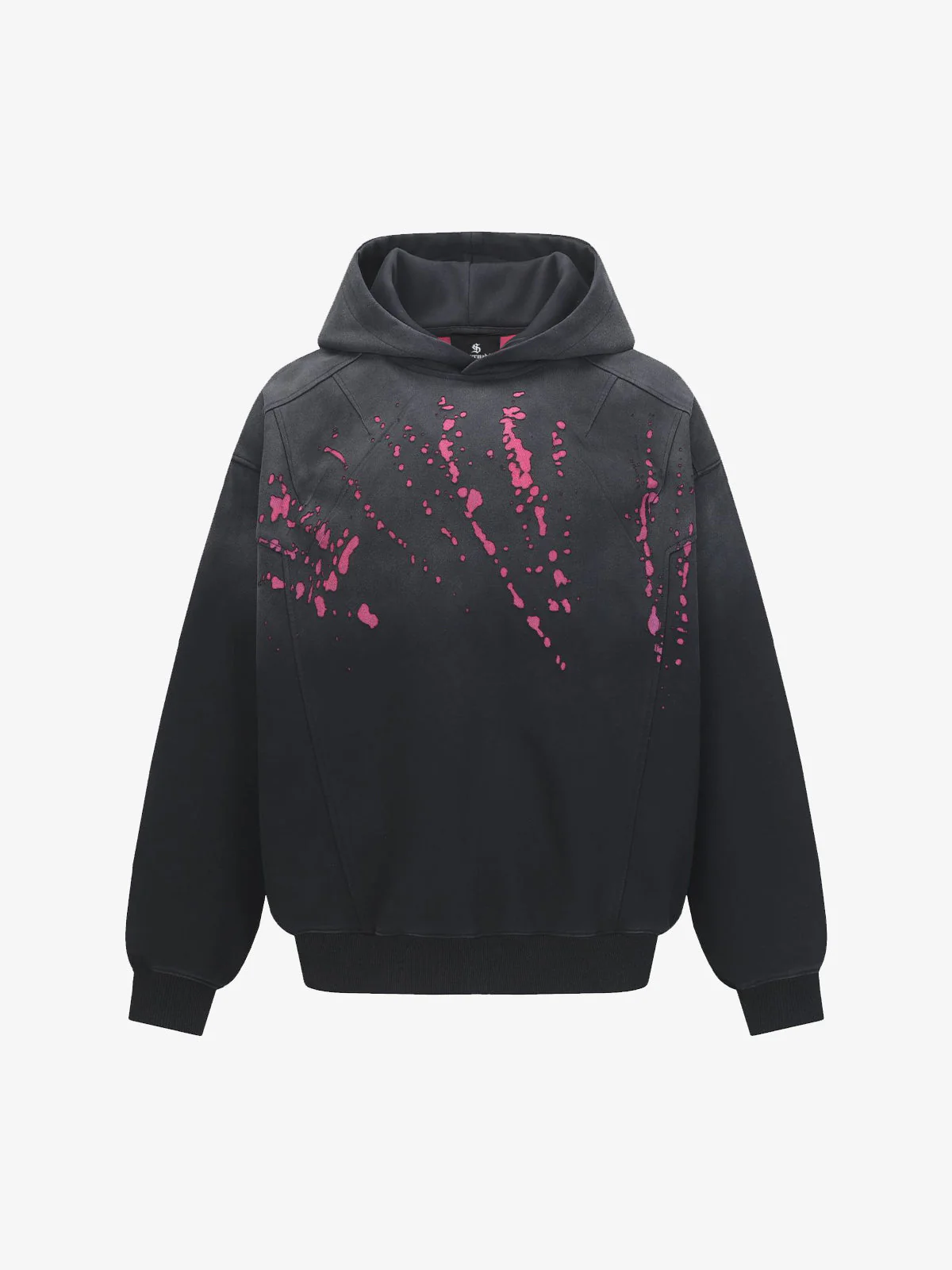 Street Dark Wasteland Distressed Washed Dirty-Dye Hoodie