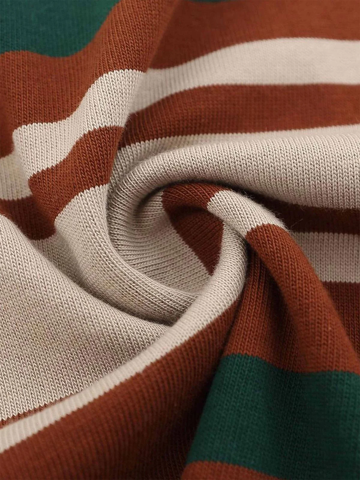 Vintage Striped Polo Shirt - 2165