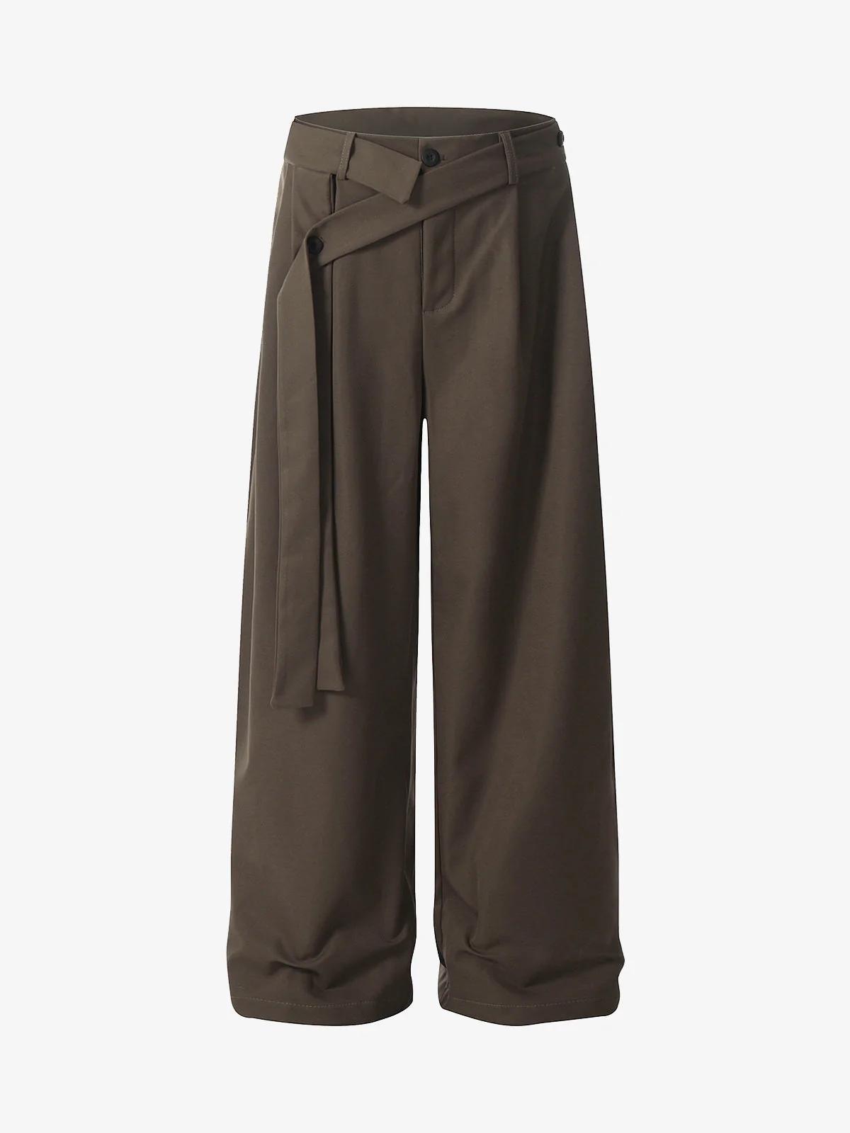 Pleated Belted Machete Track Pants