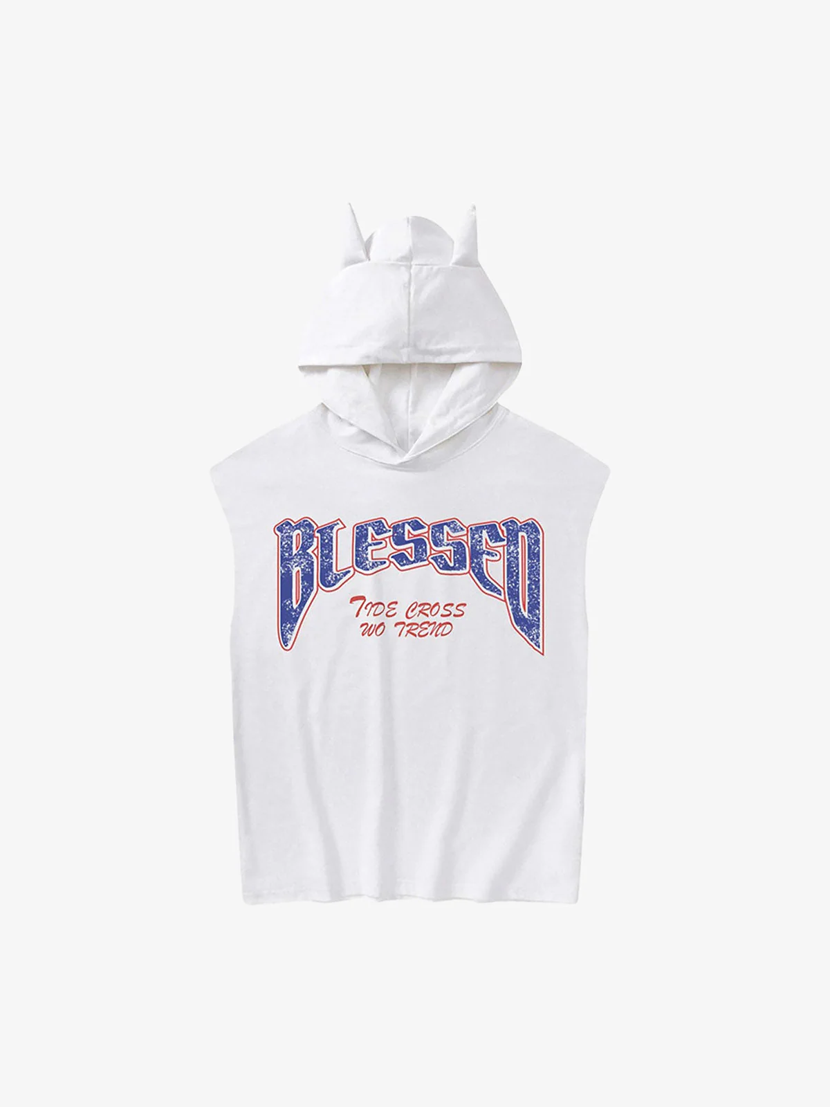 Washed Hooded Cotton Undershirt