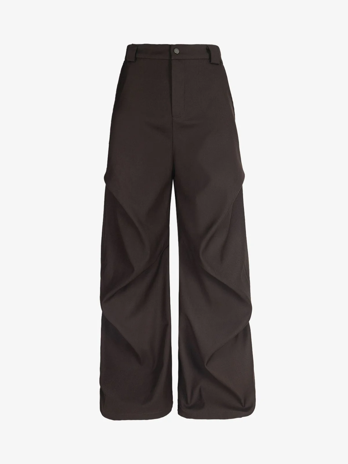 Woven Retro Cleanfit Pleated Drape Pants