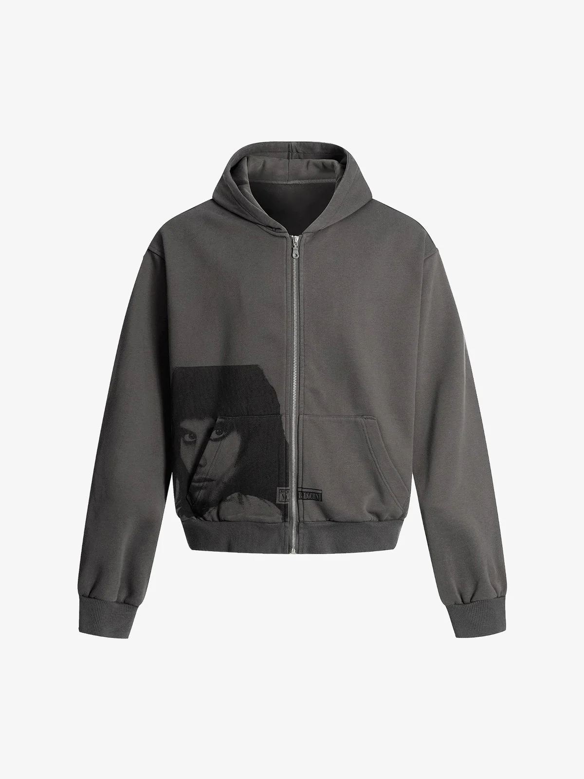 Street Fun Letter Portrait Cardigan Hoodie