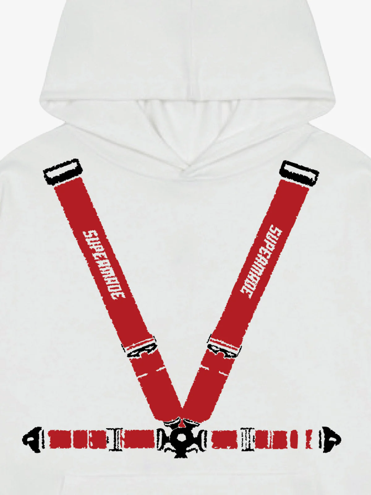 Racing Seat Belt Design Hoodie
