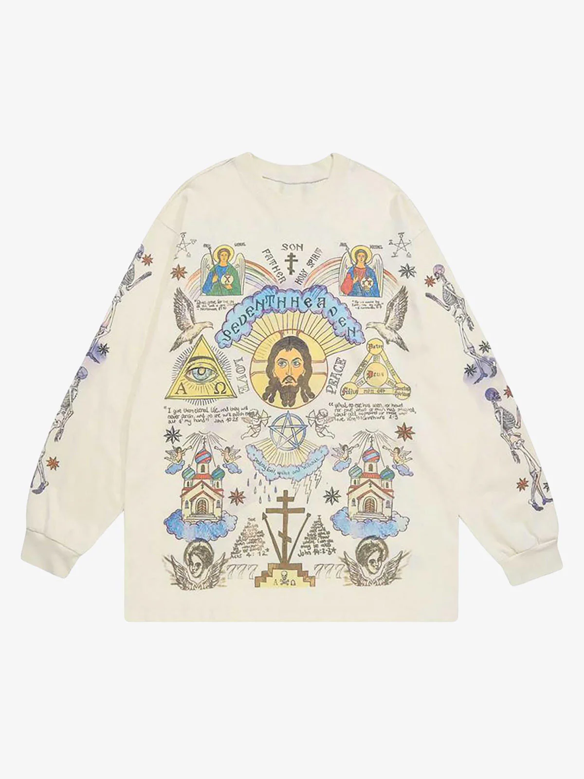 American High Street Graffiti Long Sleeve T-Shirt
