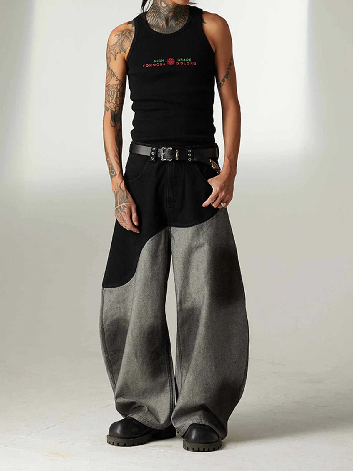 Machete RO Washed Stitching Jeans