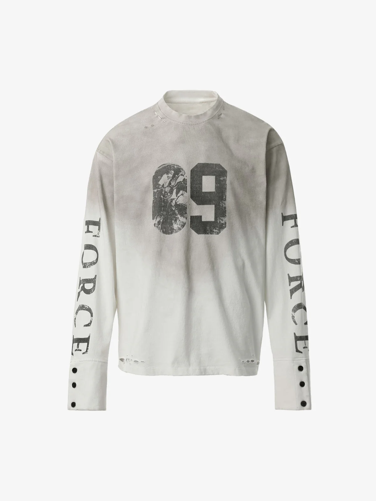 Distressed NO. 09 Long Sleeve T-Shirt