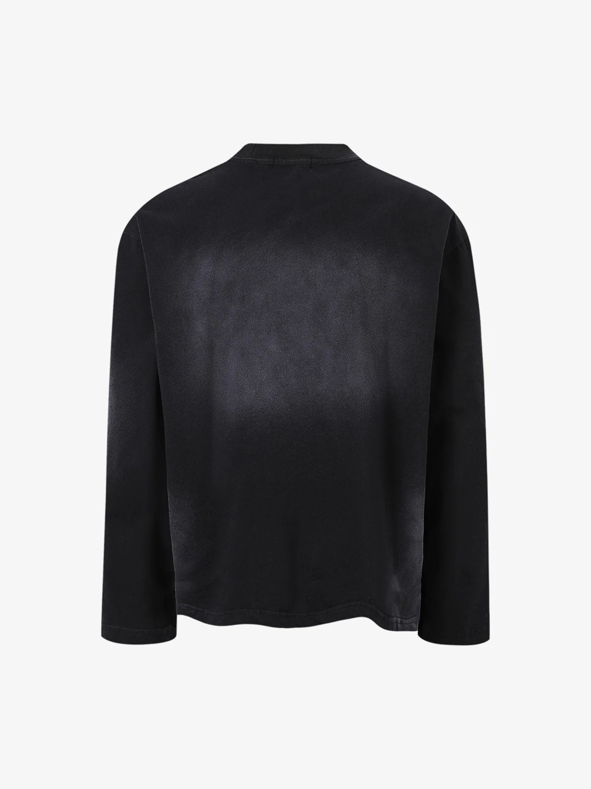 Vintage Washed Goat Print Long Sleeves T-Shirt