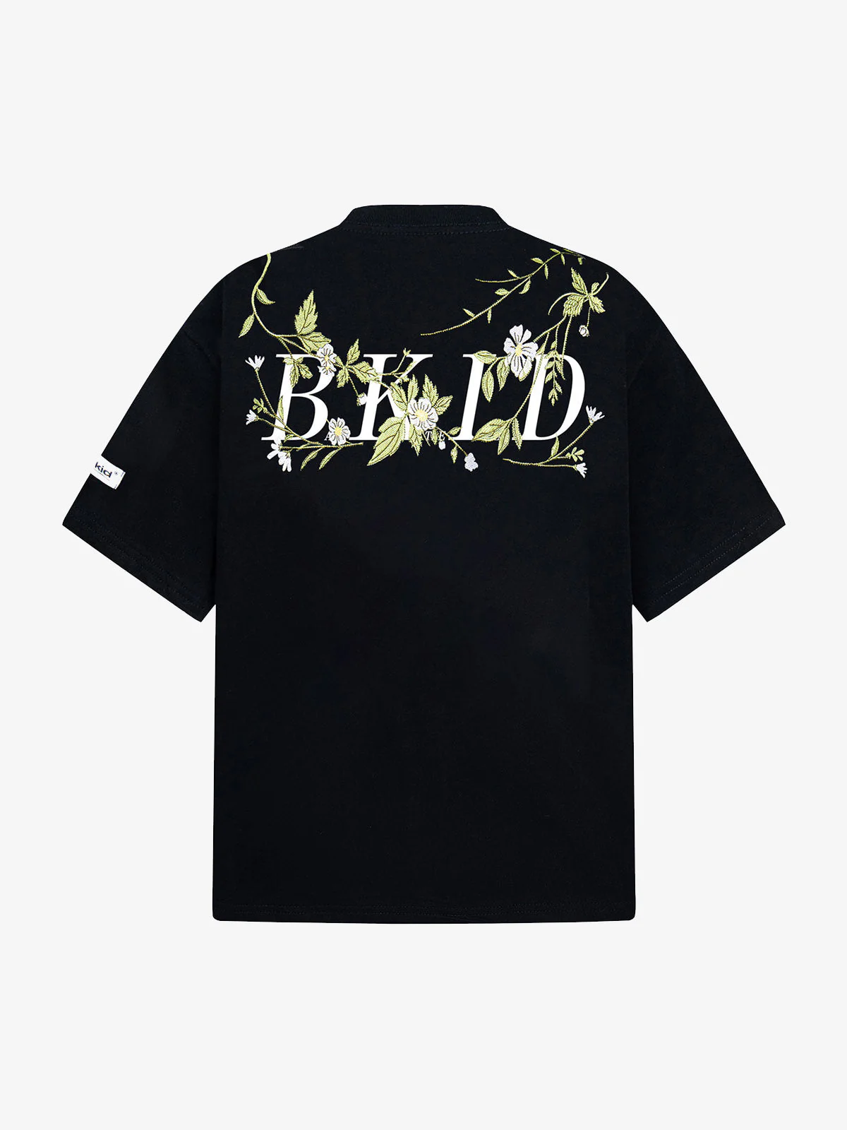 Floral Embroidered Oversized Short Sleeve T-Shirt