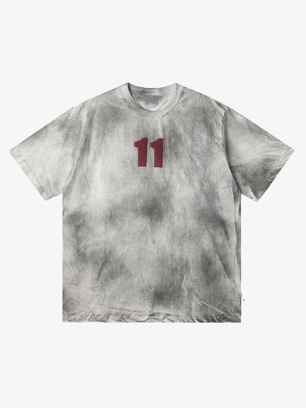 Washed Print 11 Street Rap T-Shirt