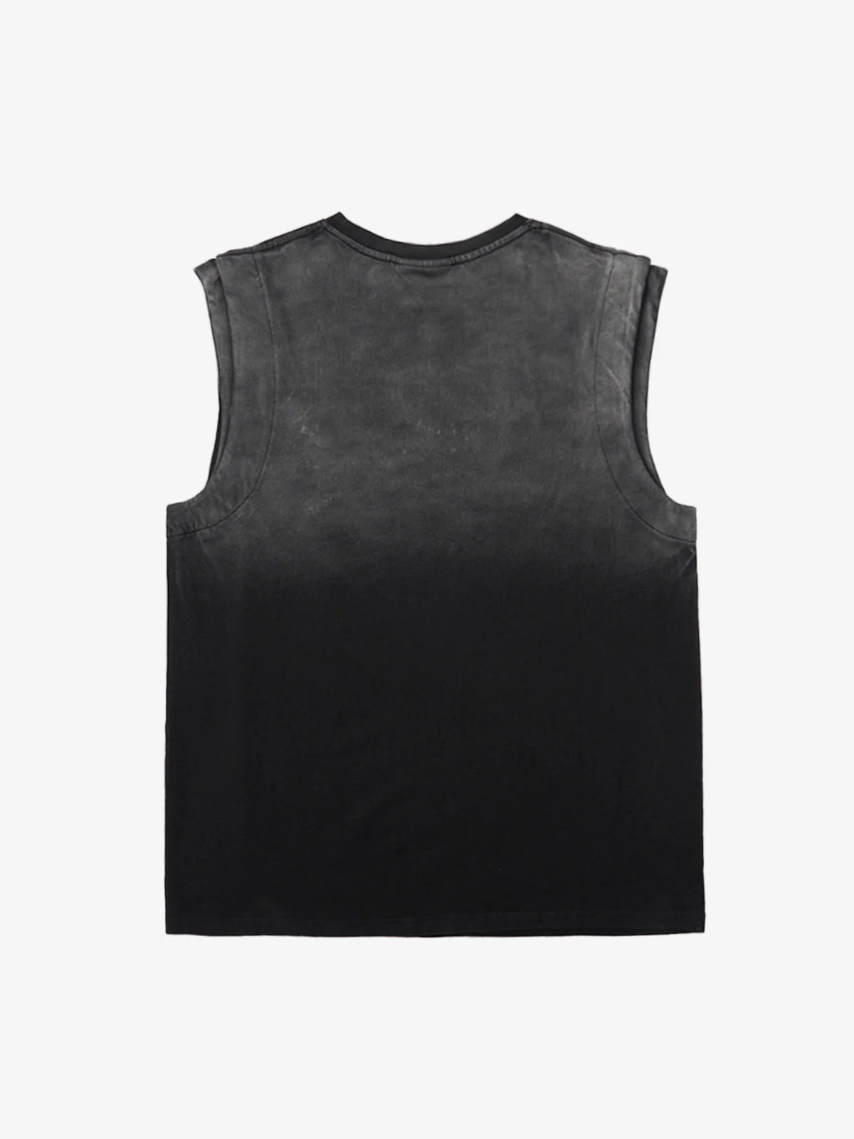 Jersey Knit Gradient Embroidered Stars Tank Top - 2461