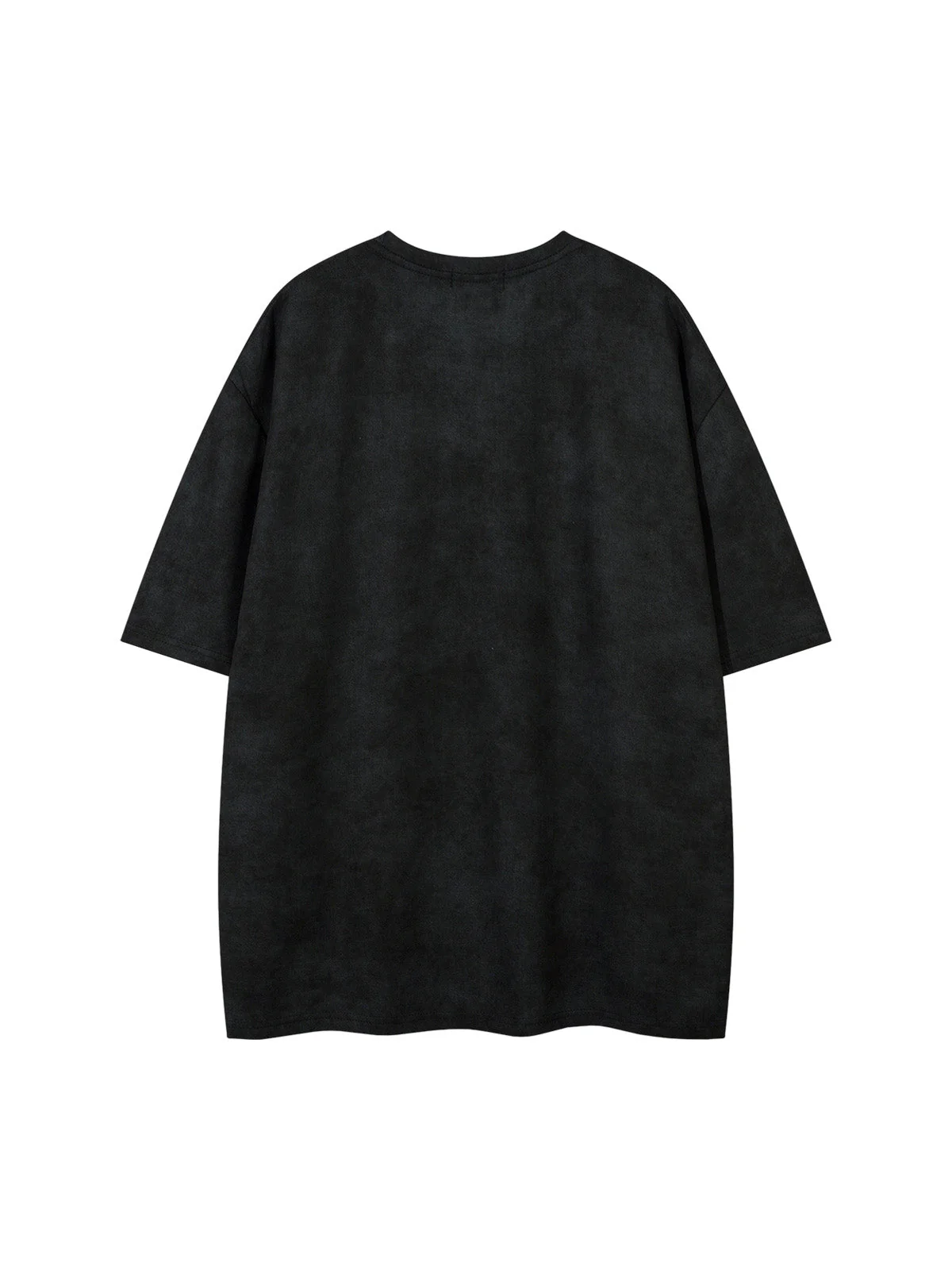 Oversized Graphic Suede Print T-Shirt