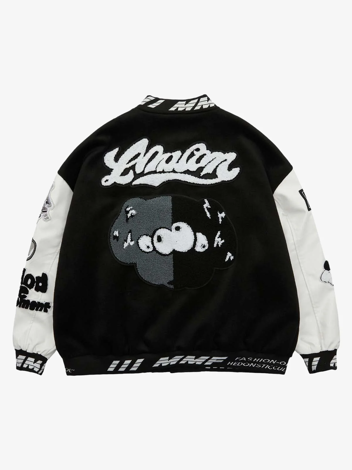 Pink Terry Patch Embroidered Hip Hop Baseball Jersey - 1965