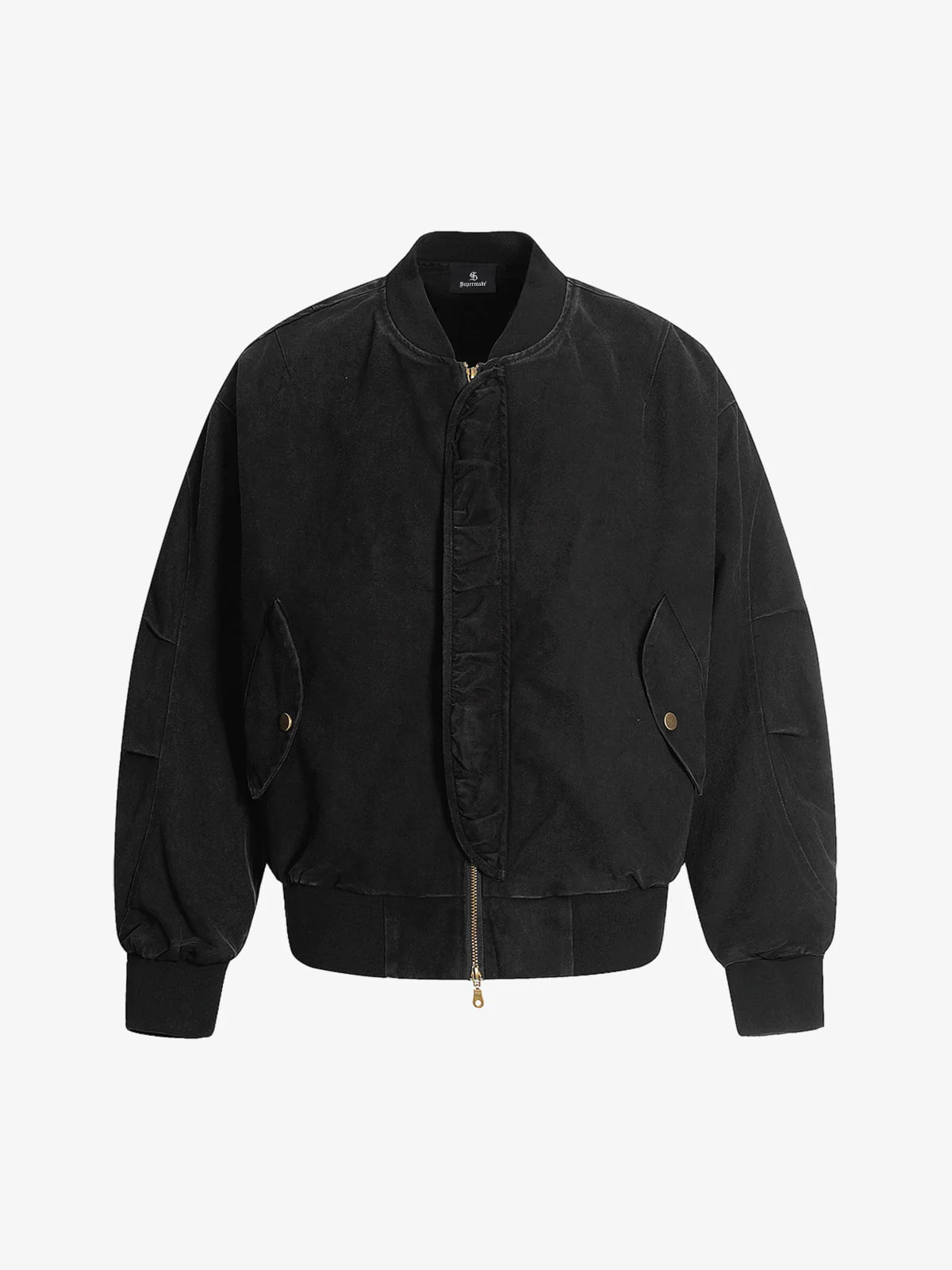 Vintage Washed Military Bomber Jacket