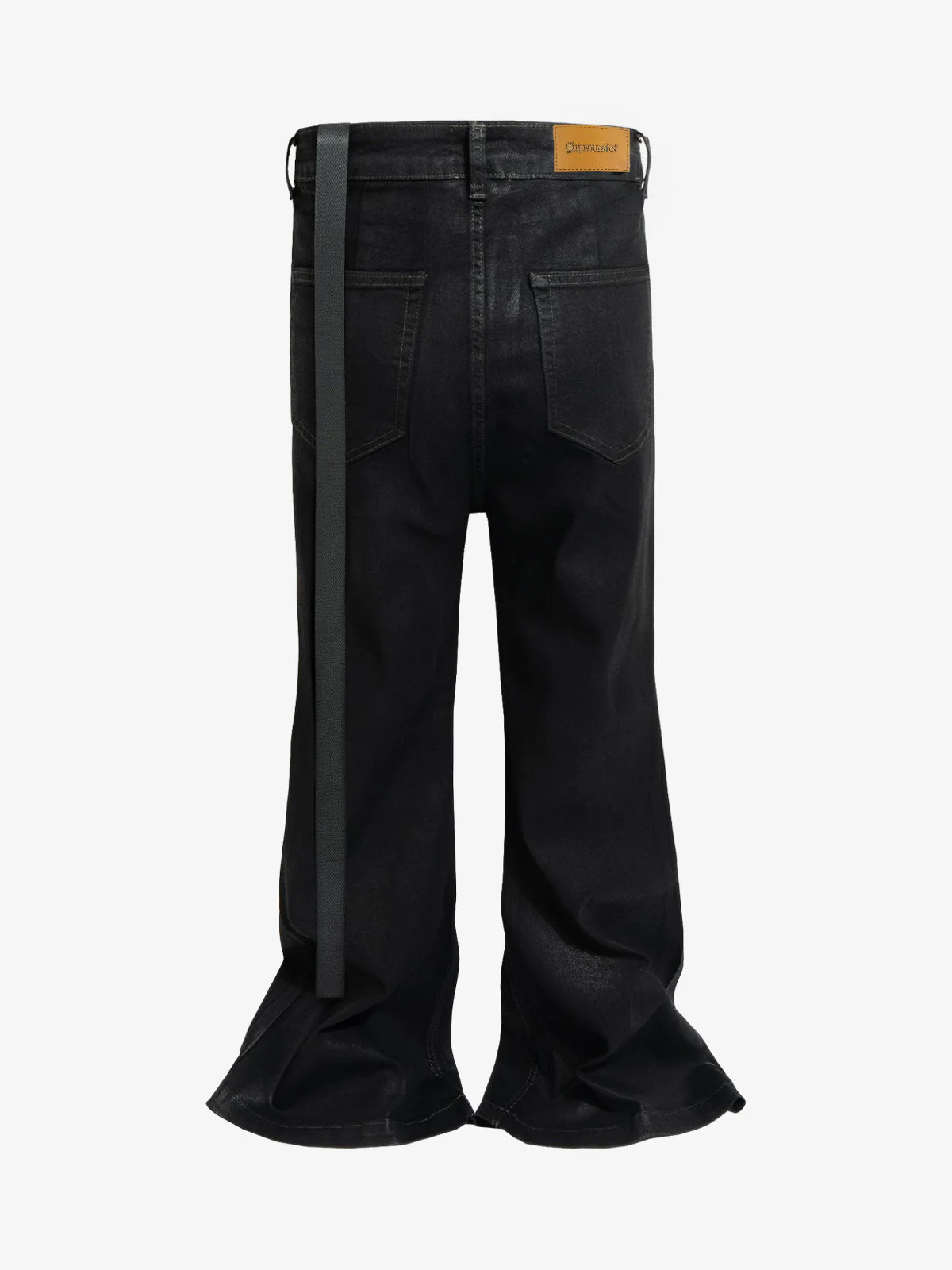 High Street RO Coated Washed Slightly Flared Jeans - 2508