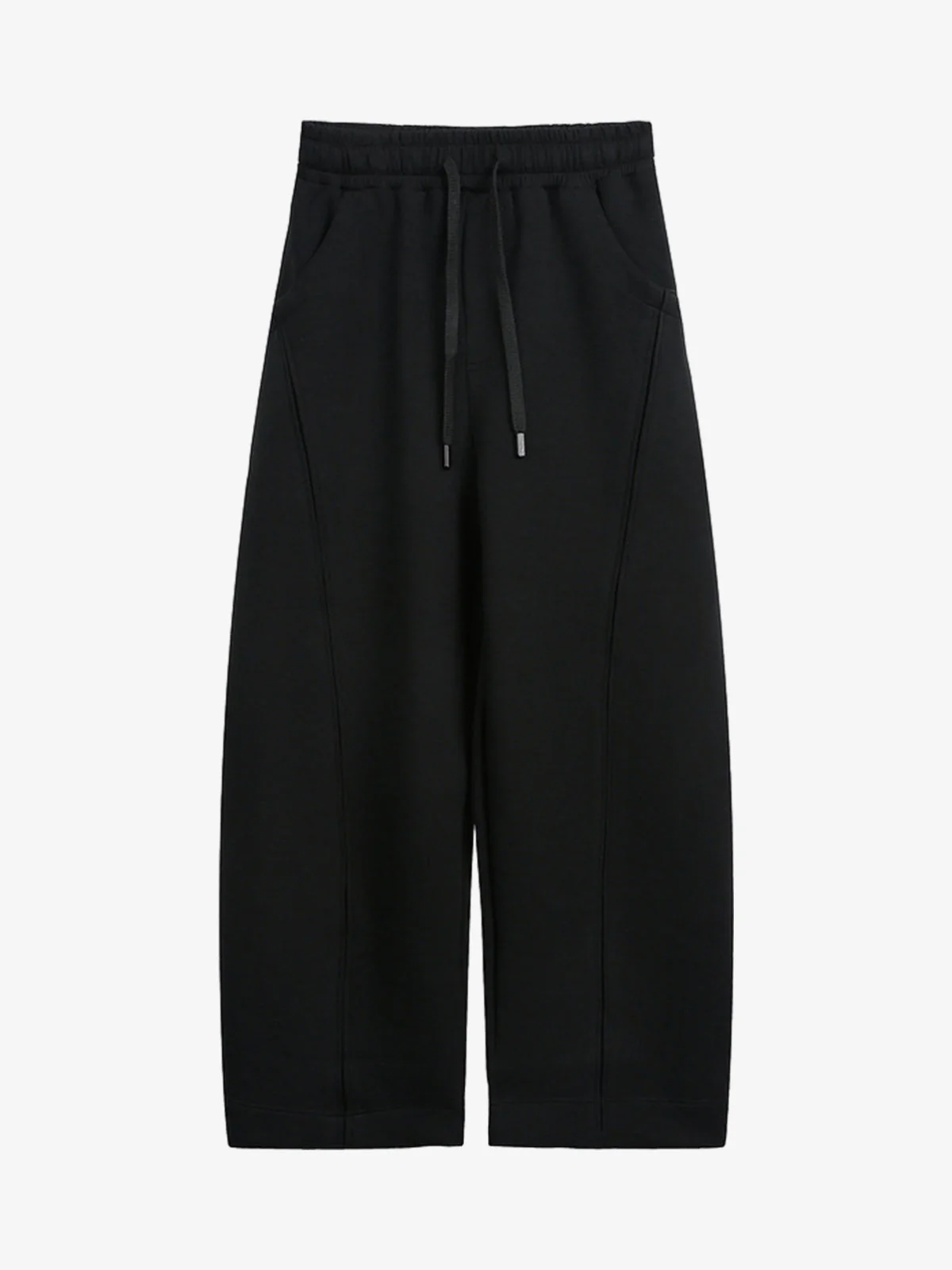 Deconstructed Split Drawstring Casual Sweatpants