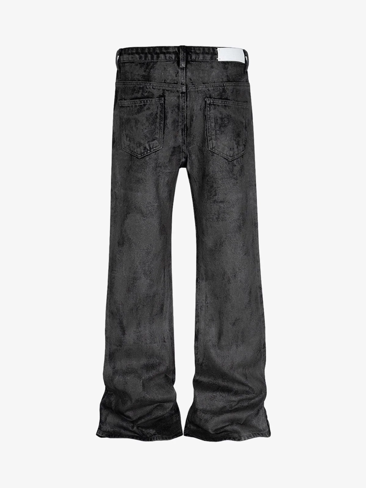 Retro Hand-Brushed Glitter Flare Jeans