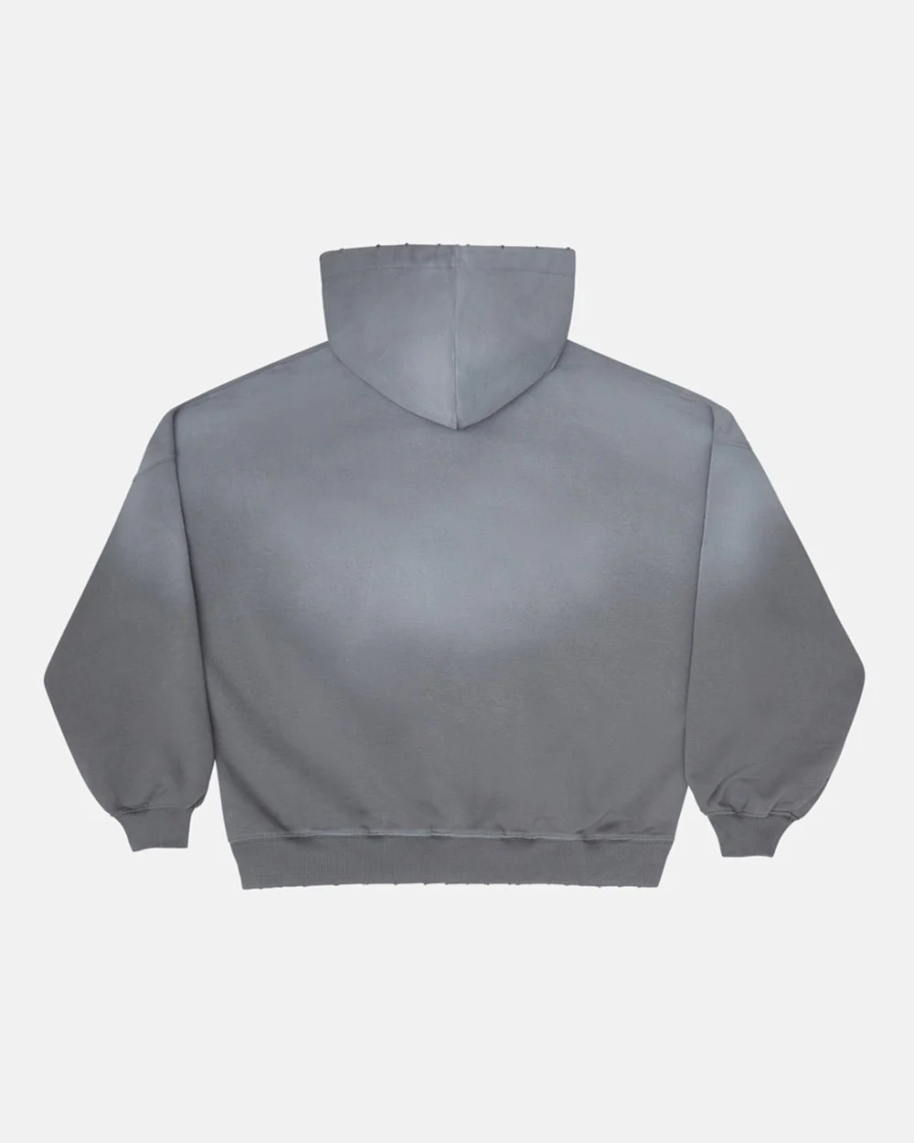 SCRIPT ZIP HOODIE ANTRACITE GREY