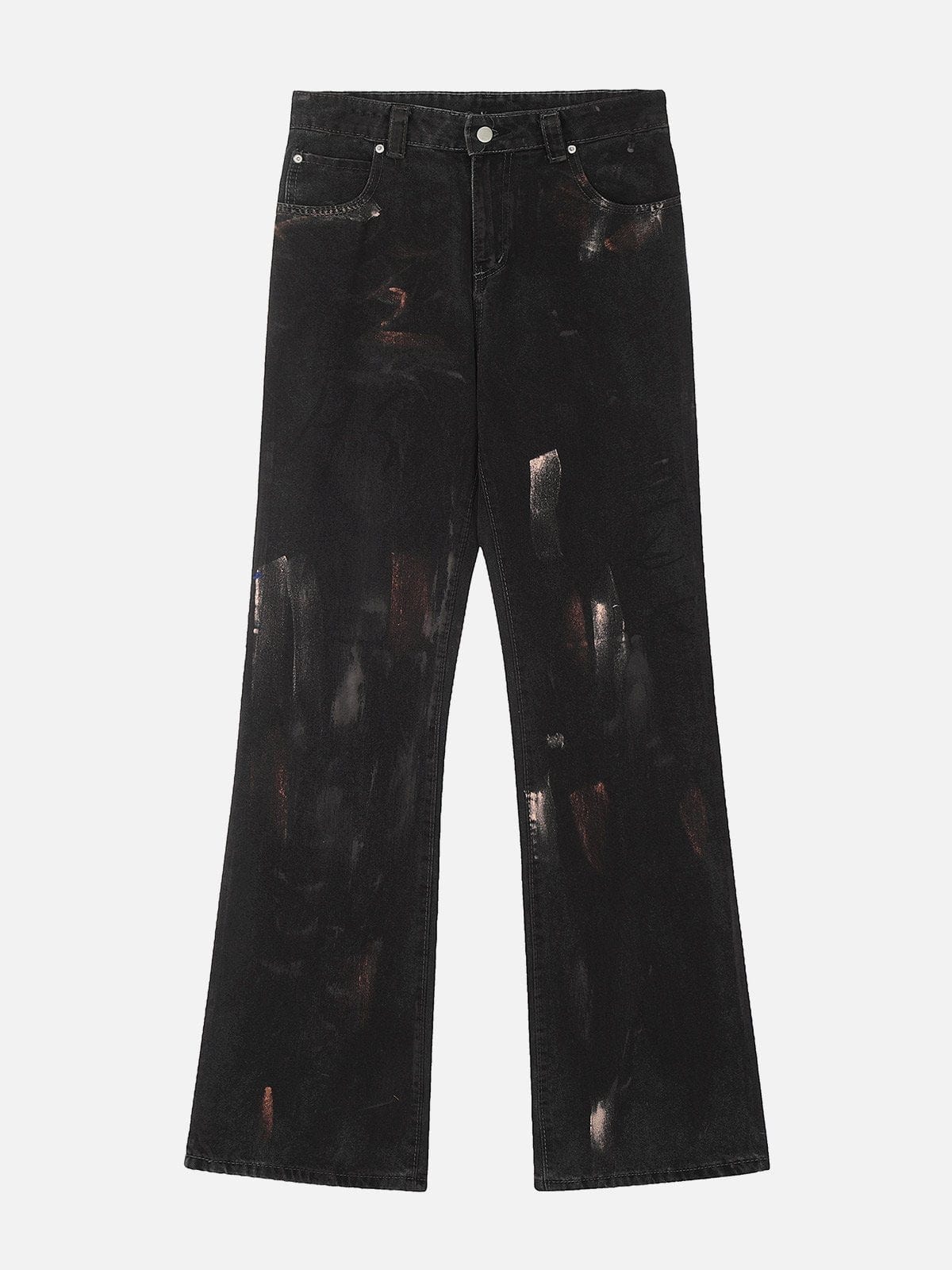 Graffiti Bootcut Jeans