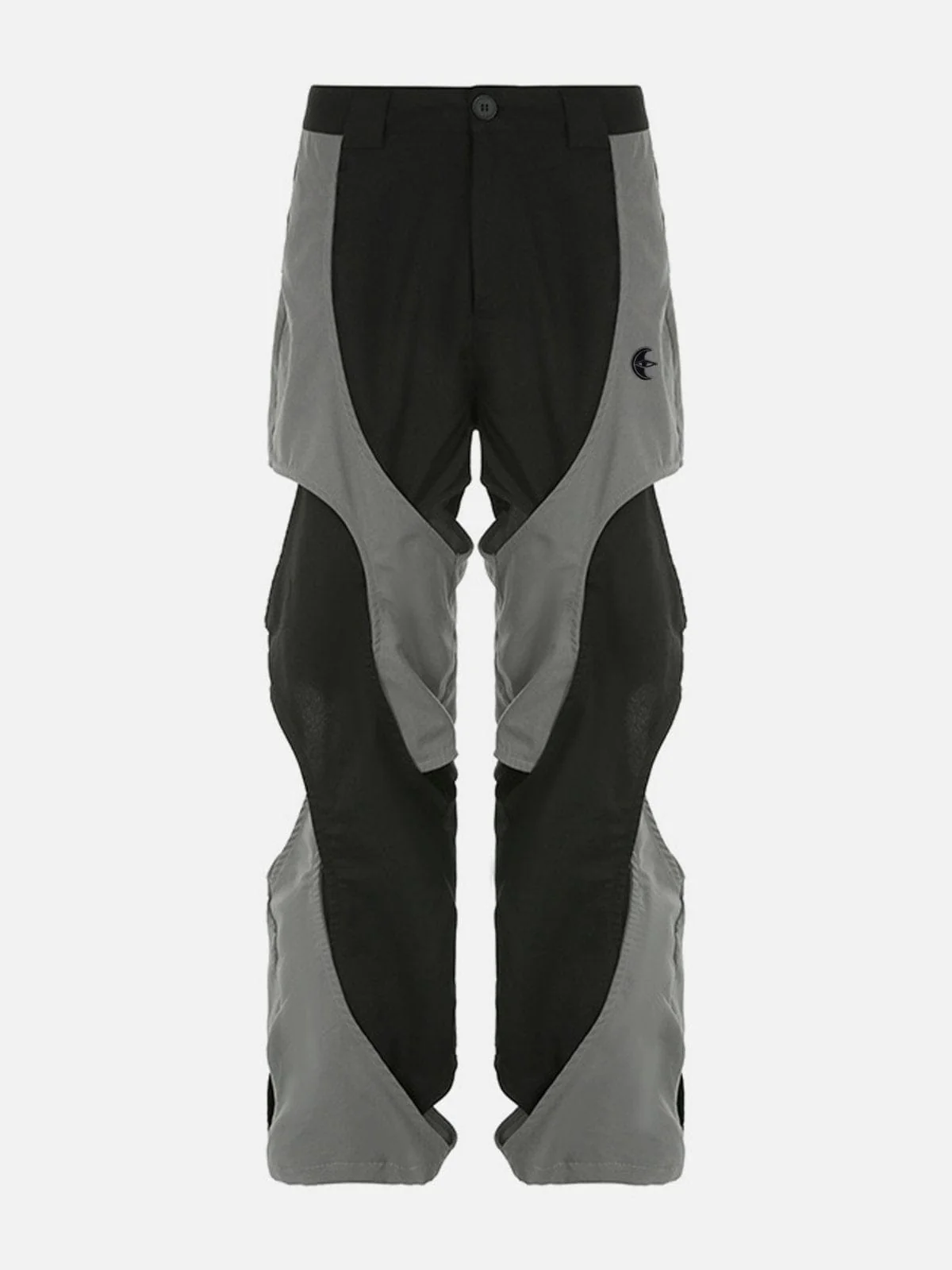 Cut Out Patchwork Pants