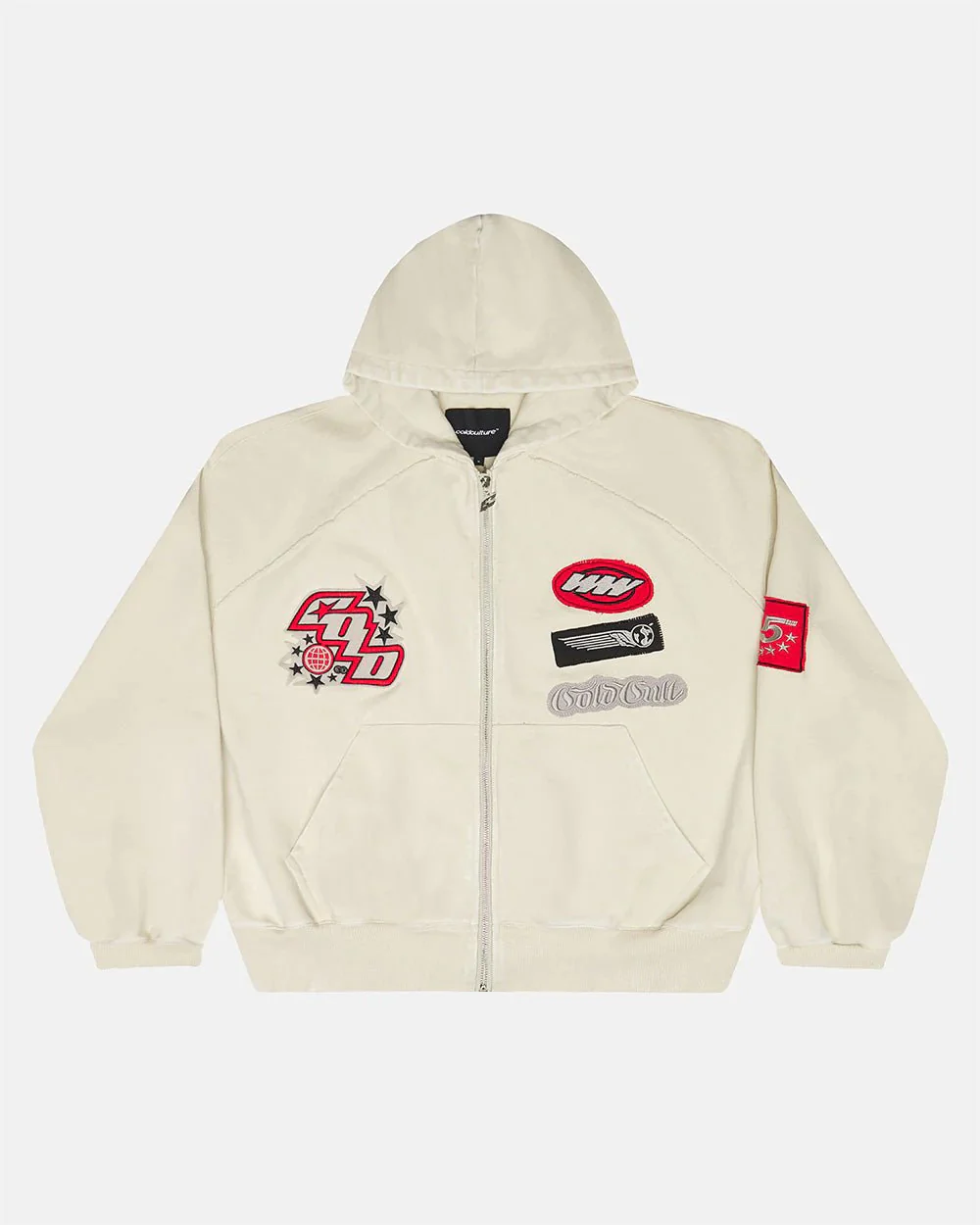 WALKER ZIP HOODIE LIGHT GREY