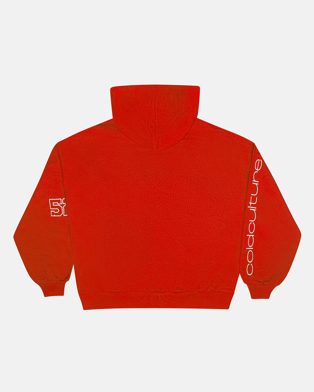 PRESTIGE ZIP HOODIE RED & WHITE
