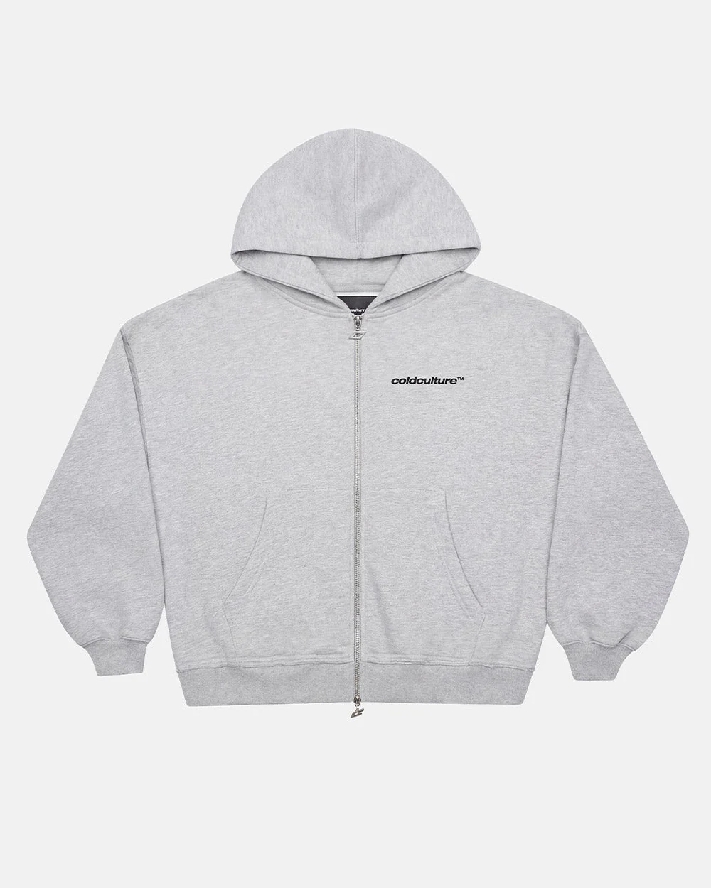 DAILY SET ZIP UP GREY MELANGE