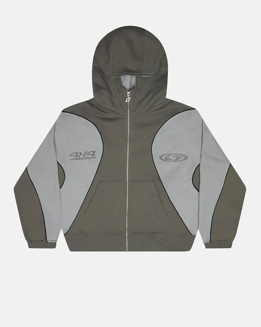 RUSH ZIPPER HOODIE GREY