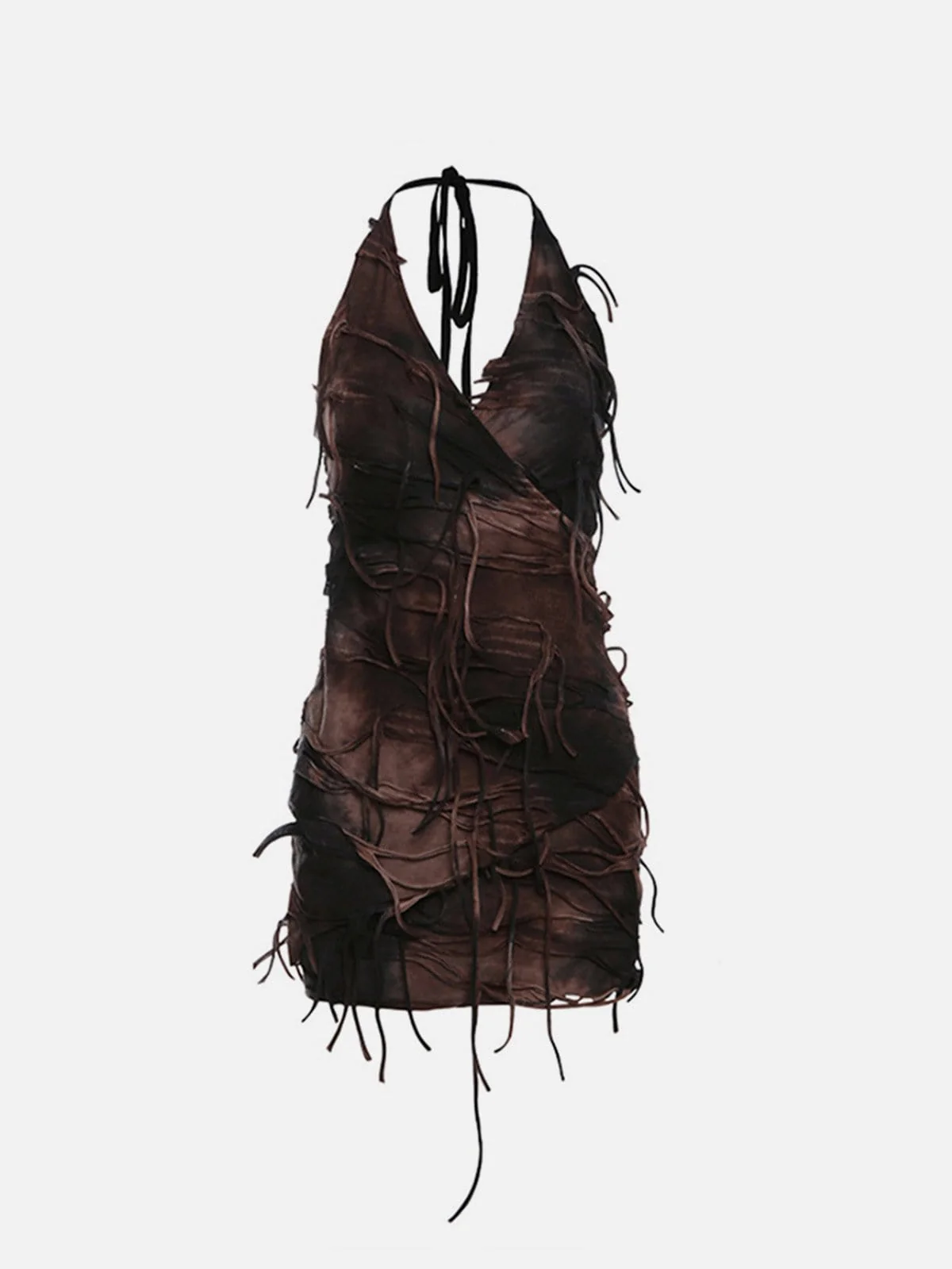 Wilderness Tie-Dye Halterneck Dress