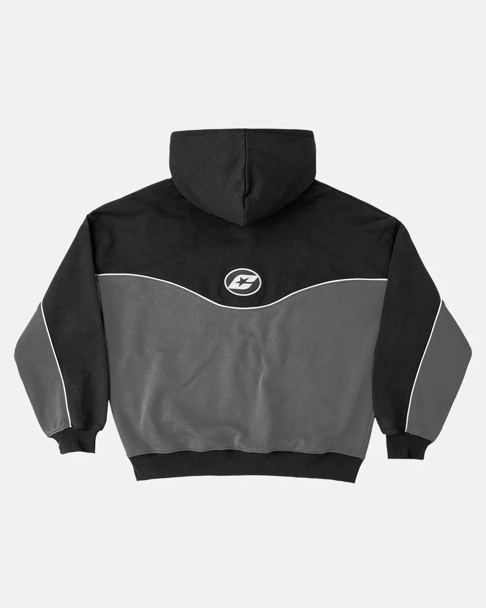 NO RISK ZIP HOODIE BLACK