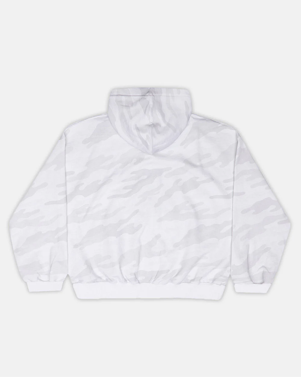 CAMO ZIP HOODIE GREY