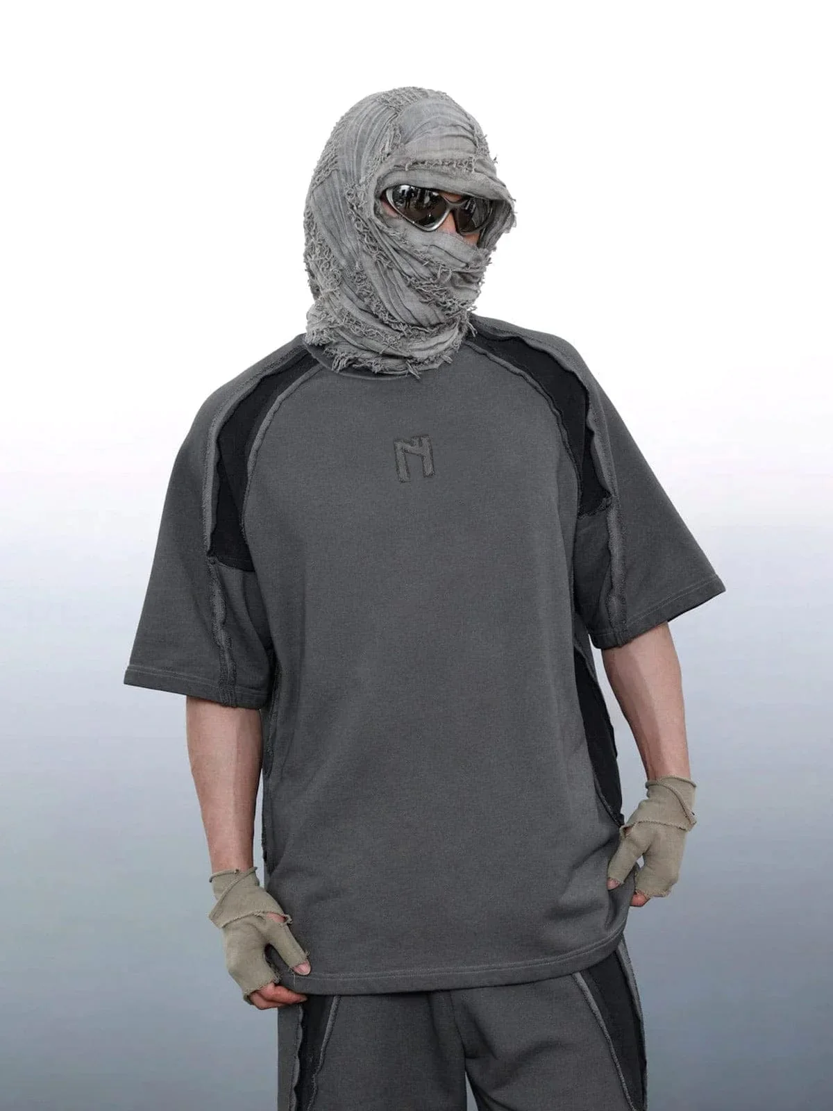 Patchwork Embroidered Casual Tee