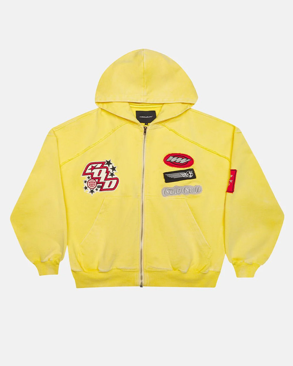 WALKER ZIP HOODIE YELLOW