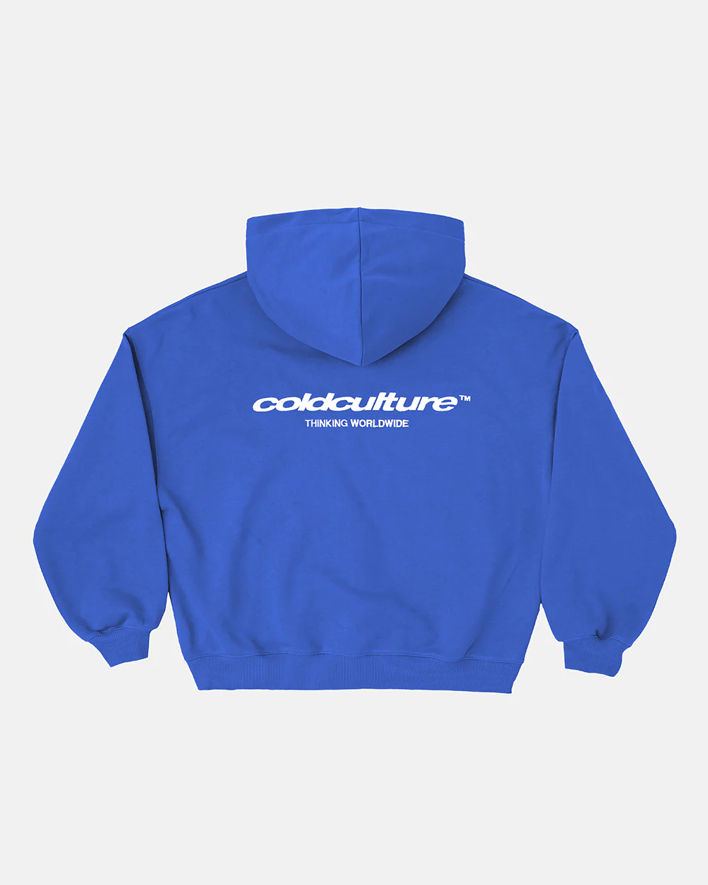 ESSENTIAL ZIP HOODIE ELECTRIC BLUE