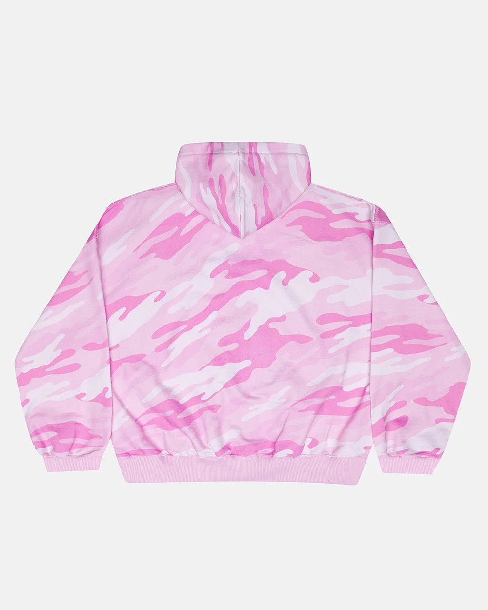 CAMO ZIP HOODIE PINK