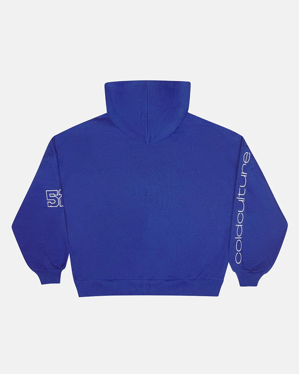 PRESTIGE ZIP HOODIE BLUE & WHITE