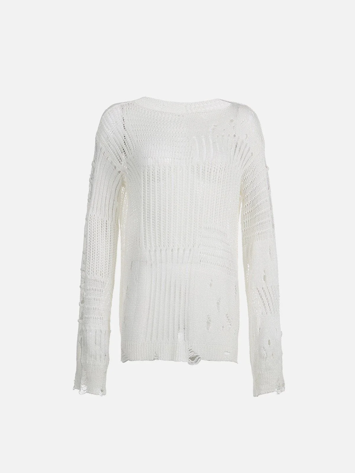 Hollow Irregular Sweater