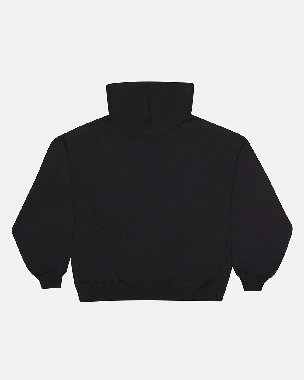 SCRIPT ZIP HOODIE BLACK