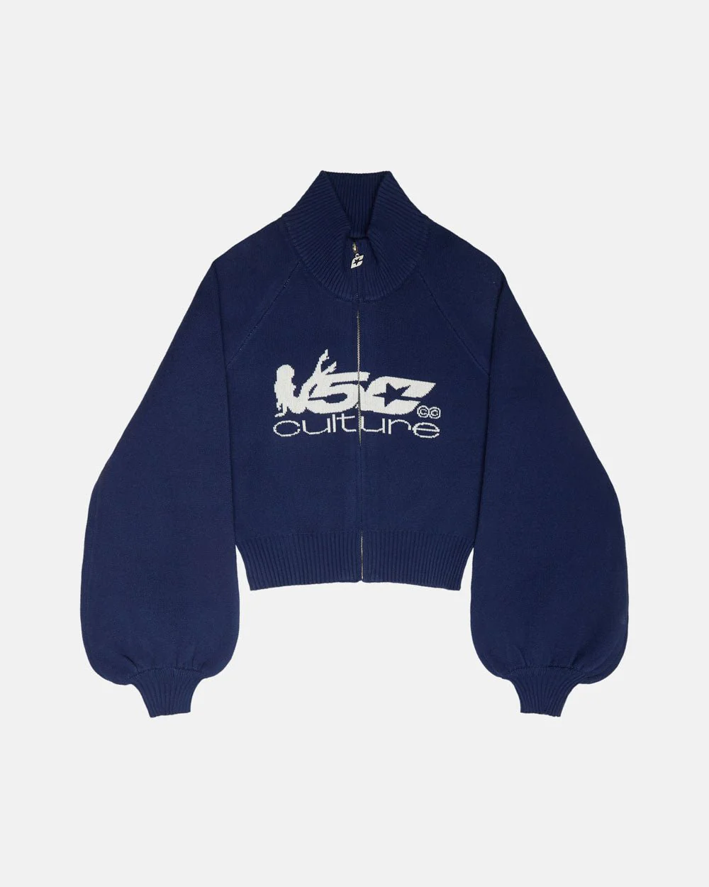 BODY LANGUAGE ZIP KNIT BLUEPRINT