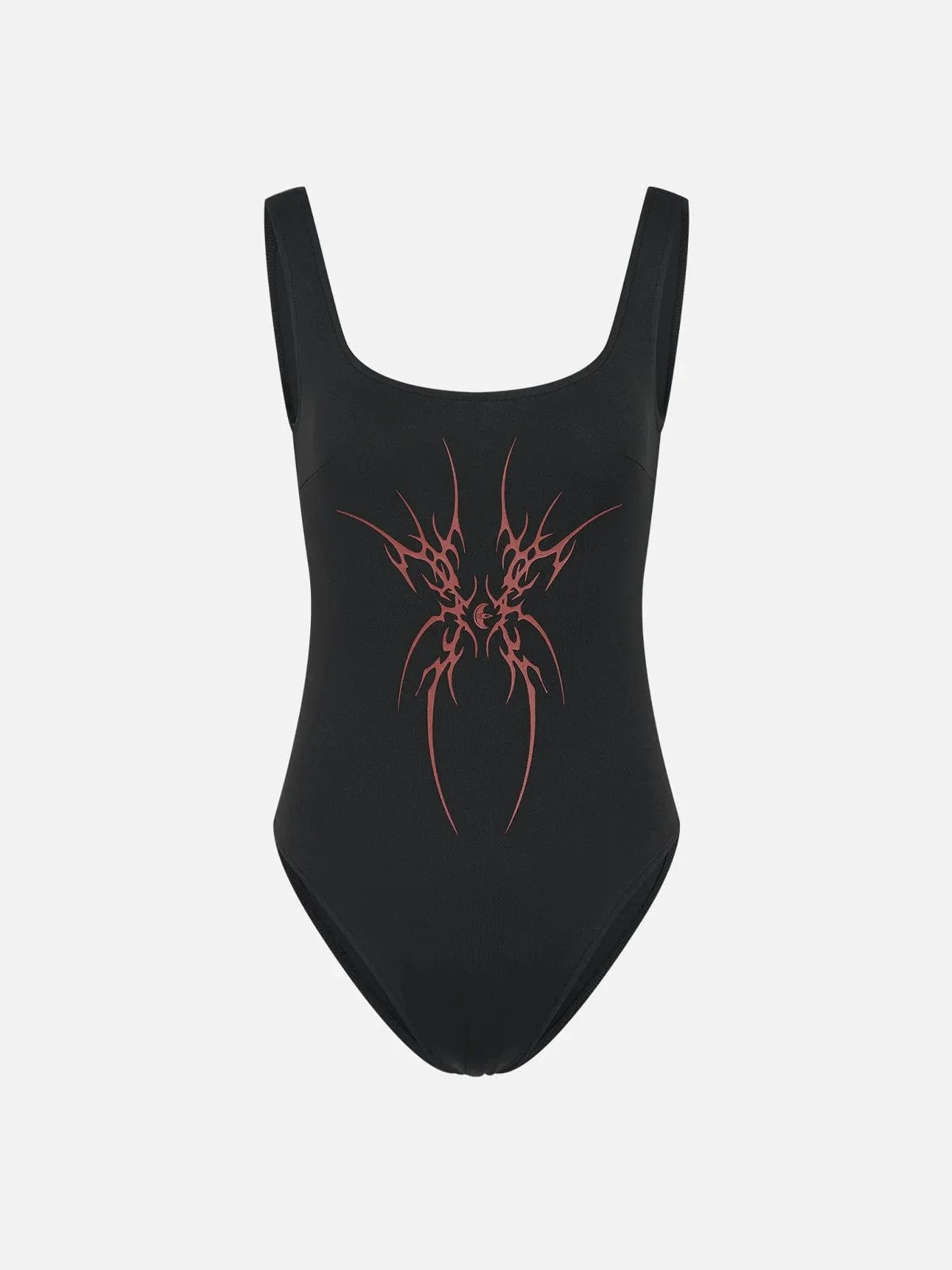 Print Cut-Out Bodysuit