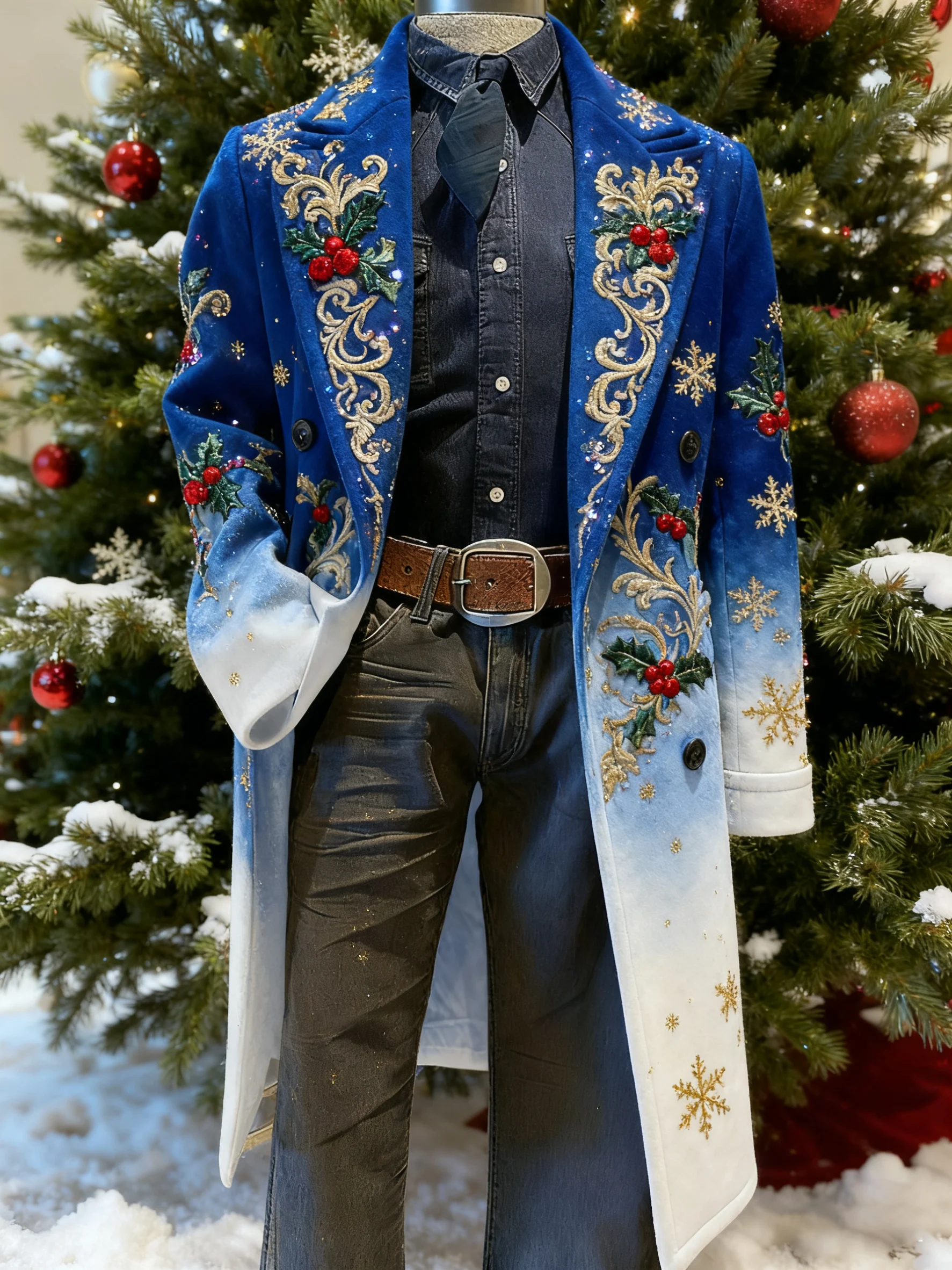 Men's Vintage Christmas Party Casual Jacket