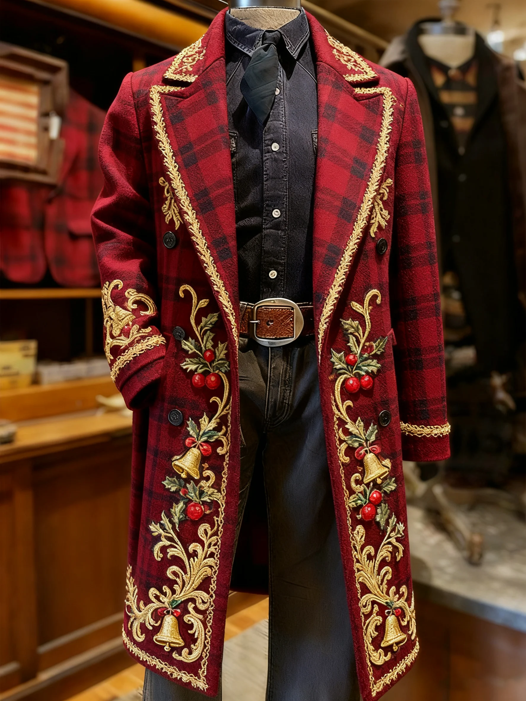 Men's Vintage Christmas Party Casual Jacket