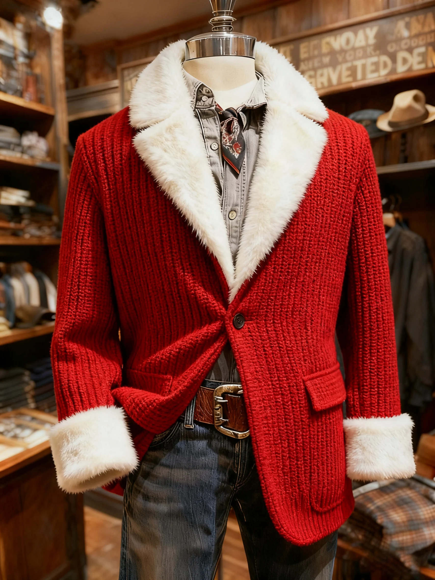 Men's Retro Christmas Lapel Casual Blazer