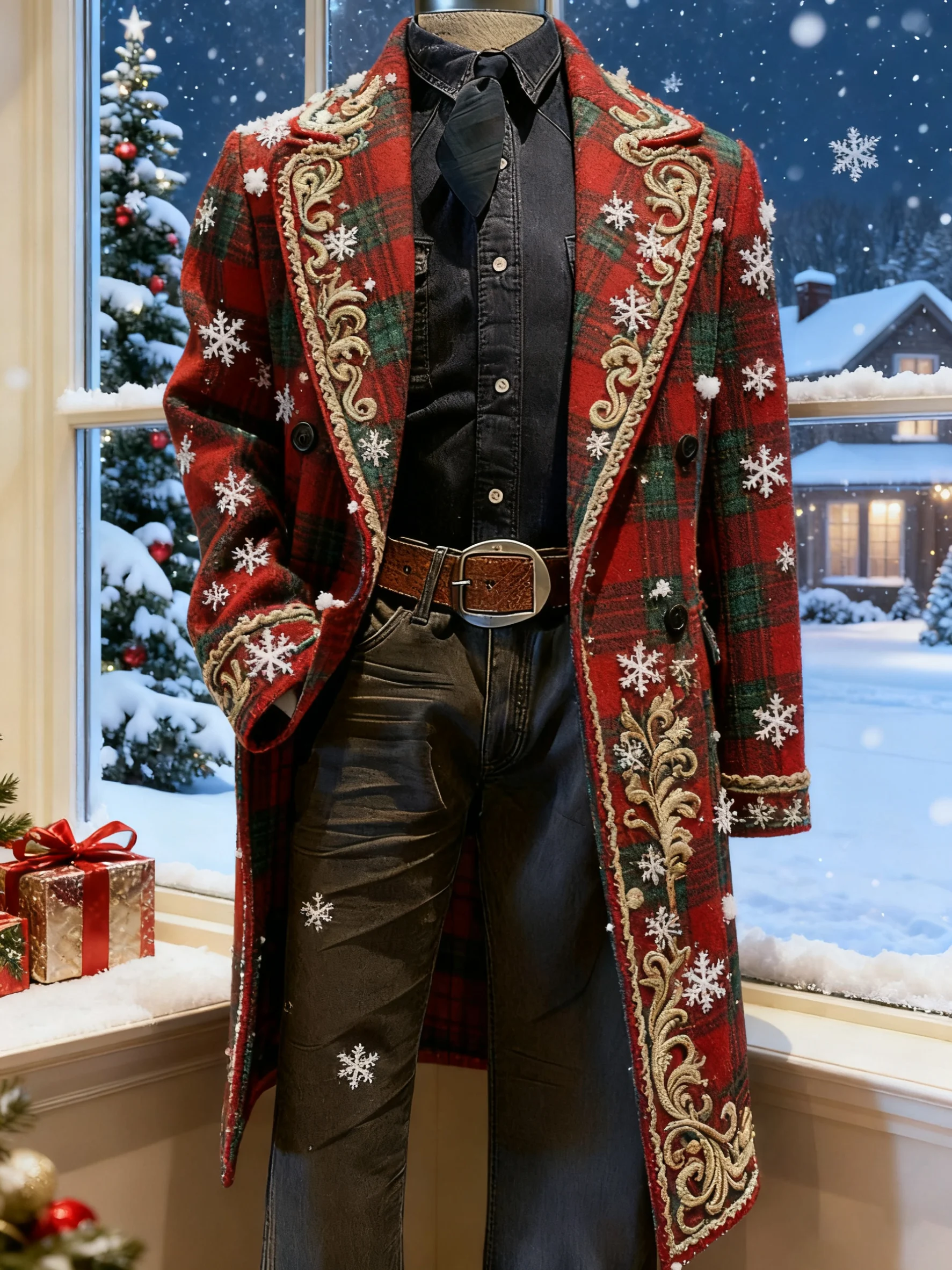 Men's Vintage Christmas Party Casual Jacket