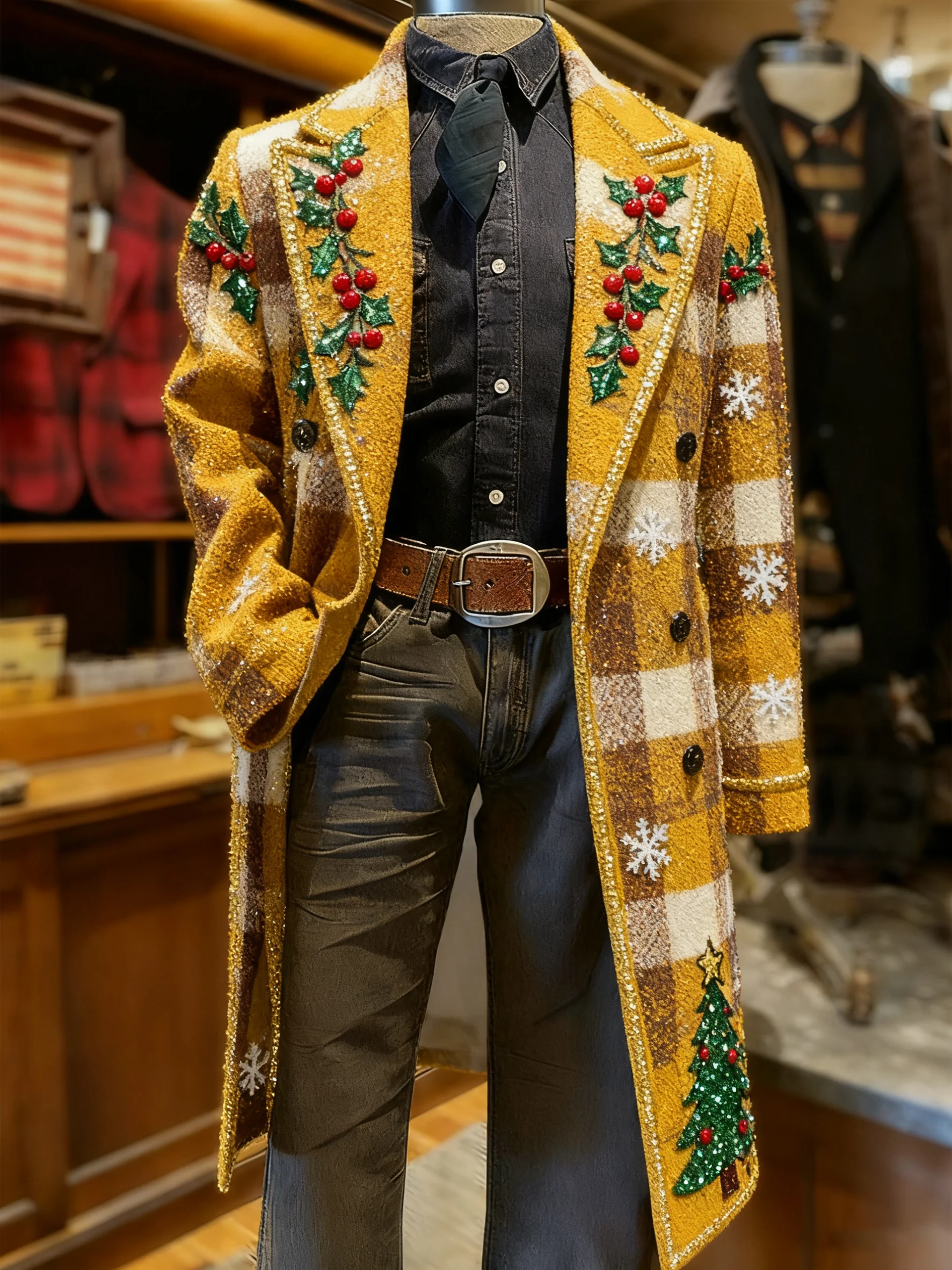 Men's Vintage Christmas Party Casual Jacket